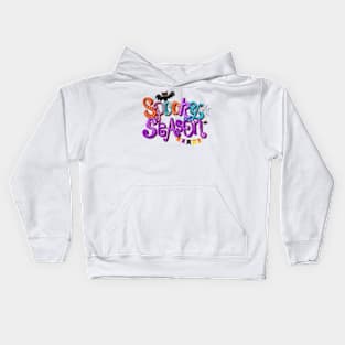 Spooky season cute design Kids Hoodie